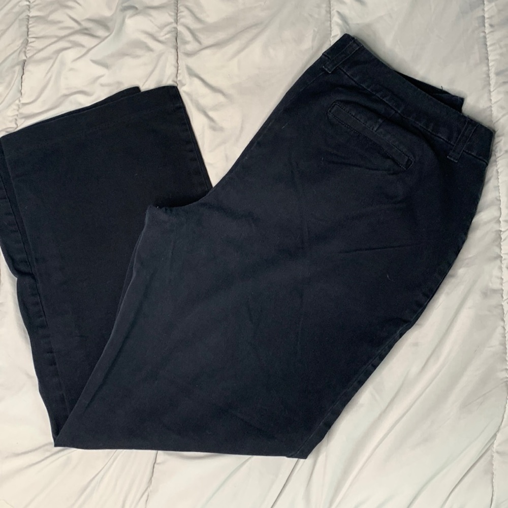 Plus size straight leg pants